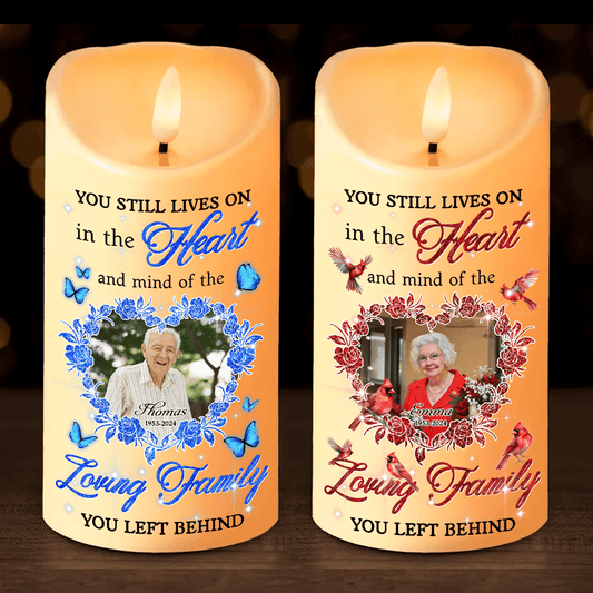 Custom Photo Memories LED Candle - Personalized Gift