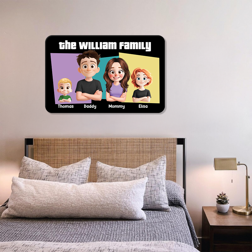 Our Family - Personalized Custom Metal Sign