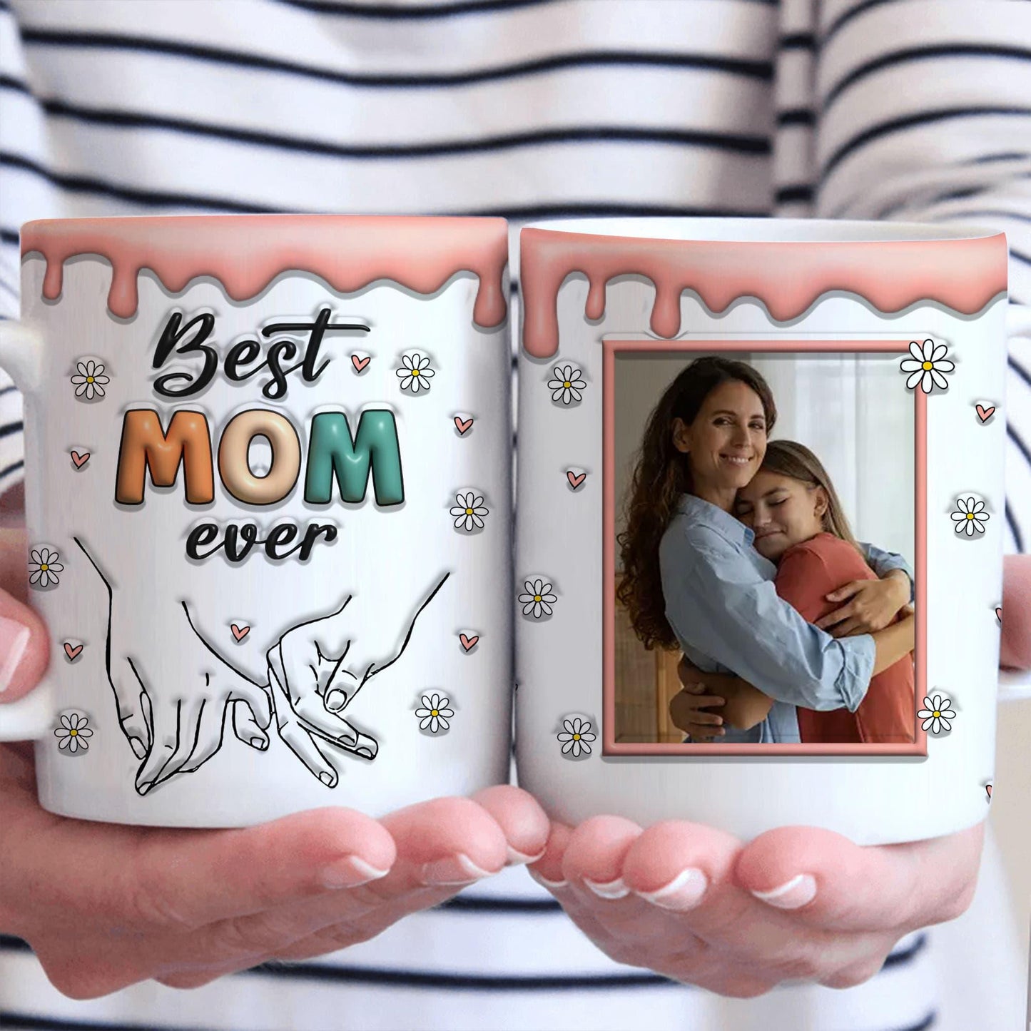 Best Mom Ever 3D Gift For Mom - Gift For Her - Personalized Custom Mug