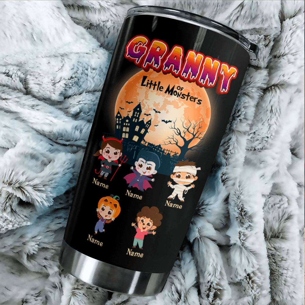 Grandma Monster Tumbler 20oz - Personalized Halloween Gift