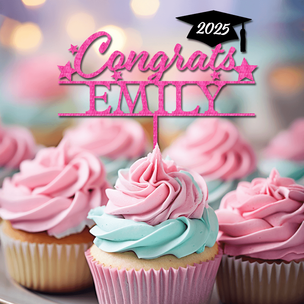 Class of 2025 - Graduation Cake Topper Graduation Party Decorations - Personalized Grad Cake Topper