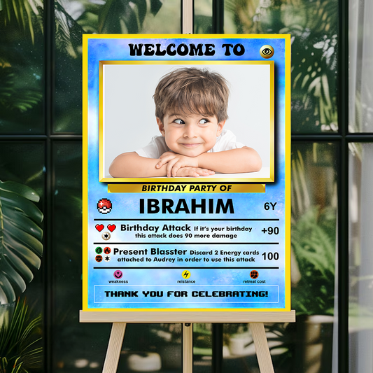 Card Birthday Photo Frame Welcome Sign - Personalized Baby Welcome Sign Decor