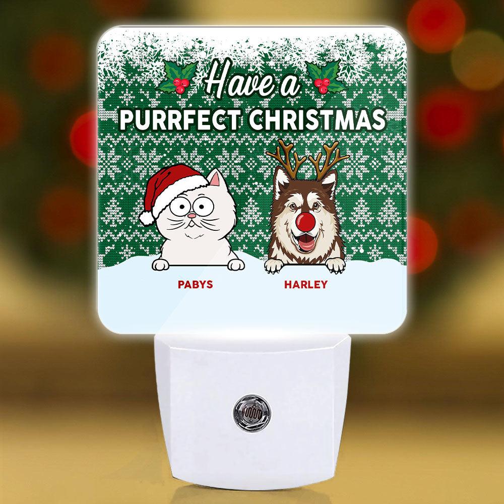 Merry Christmas Pet Lovers Gift - Custom LED Night Light