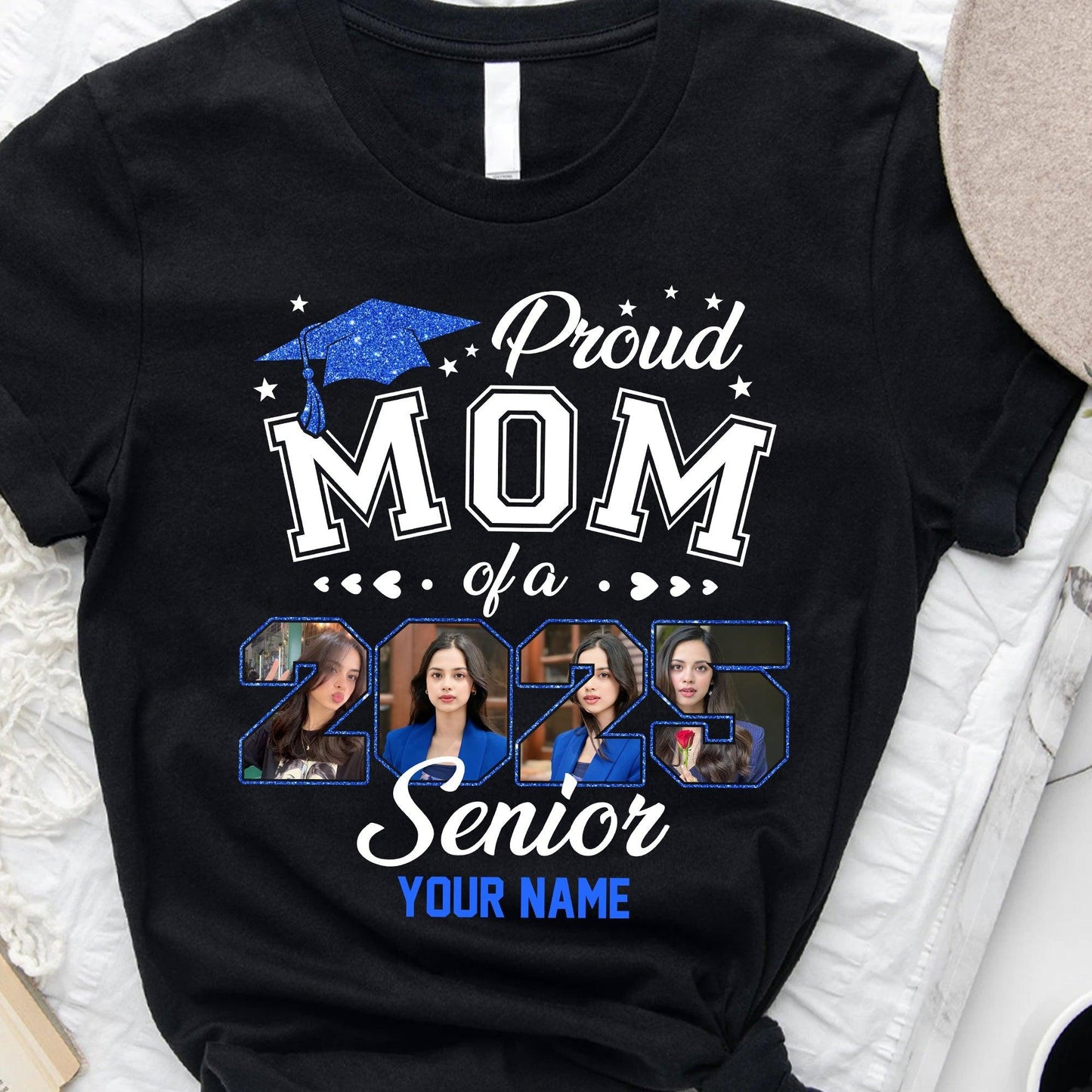 Proud Mom Of 2025 Senior - Graduation Class Of 2025 Unisex T-Shirt