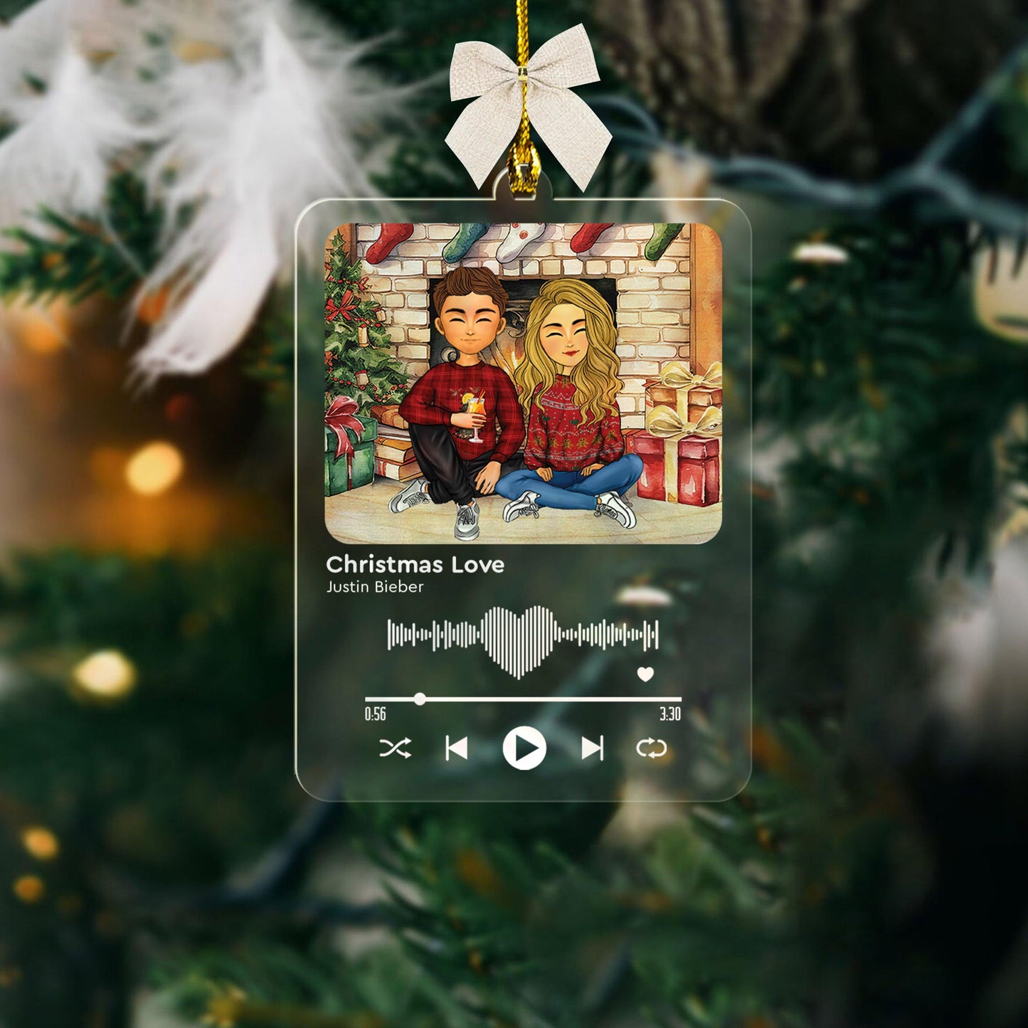 Our Favorite Song Together - Personalized Acrylic Ornament