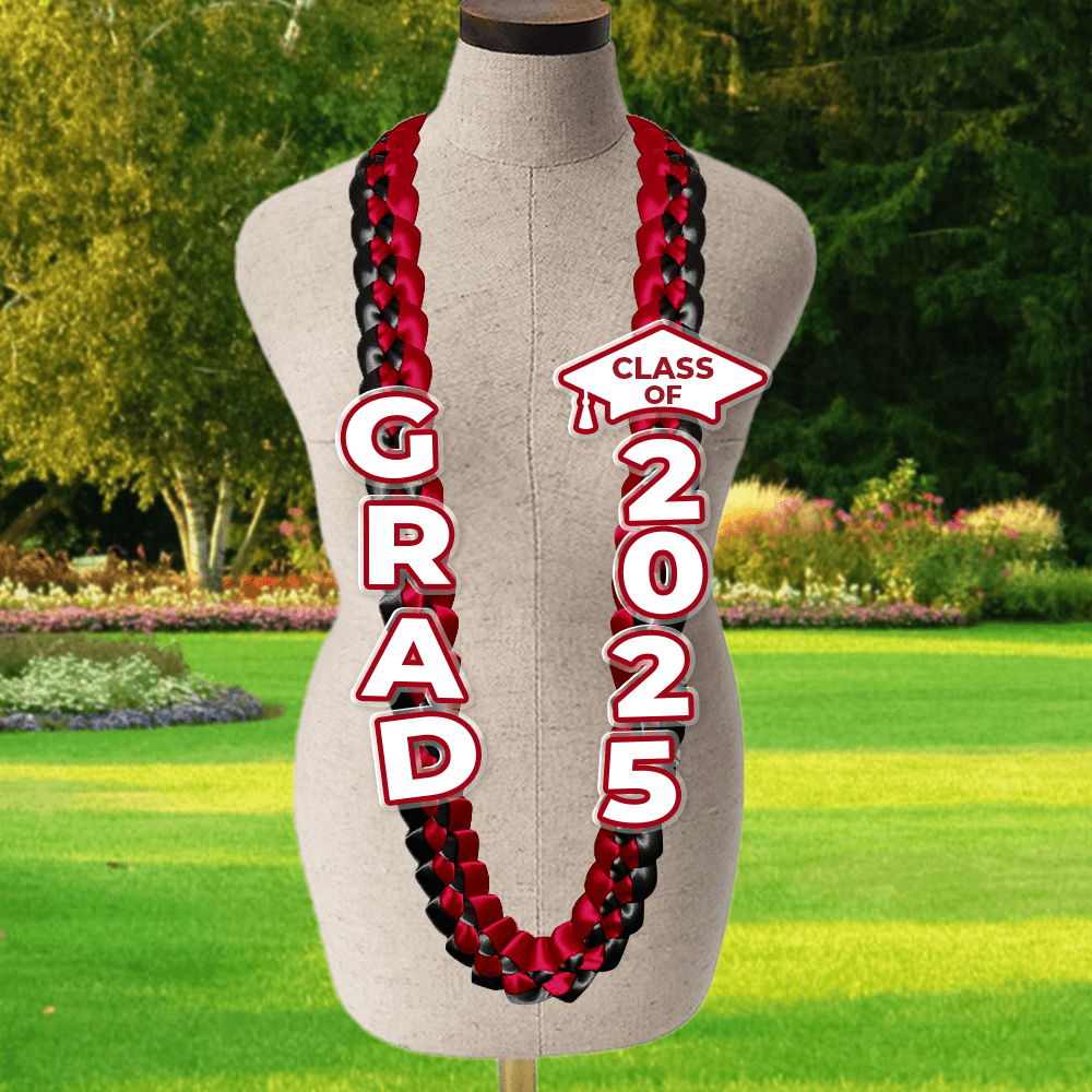 Ribbon Lei Graduation Gifts - Color Graduation Lei