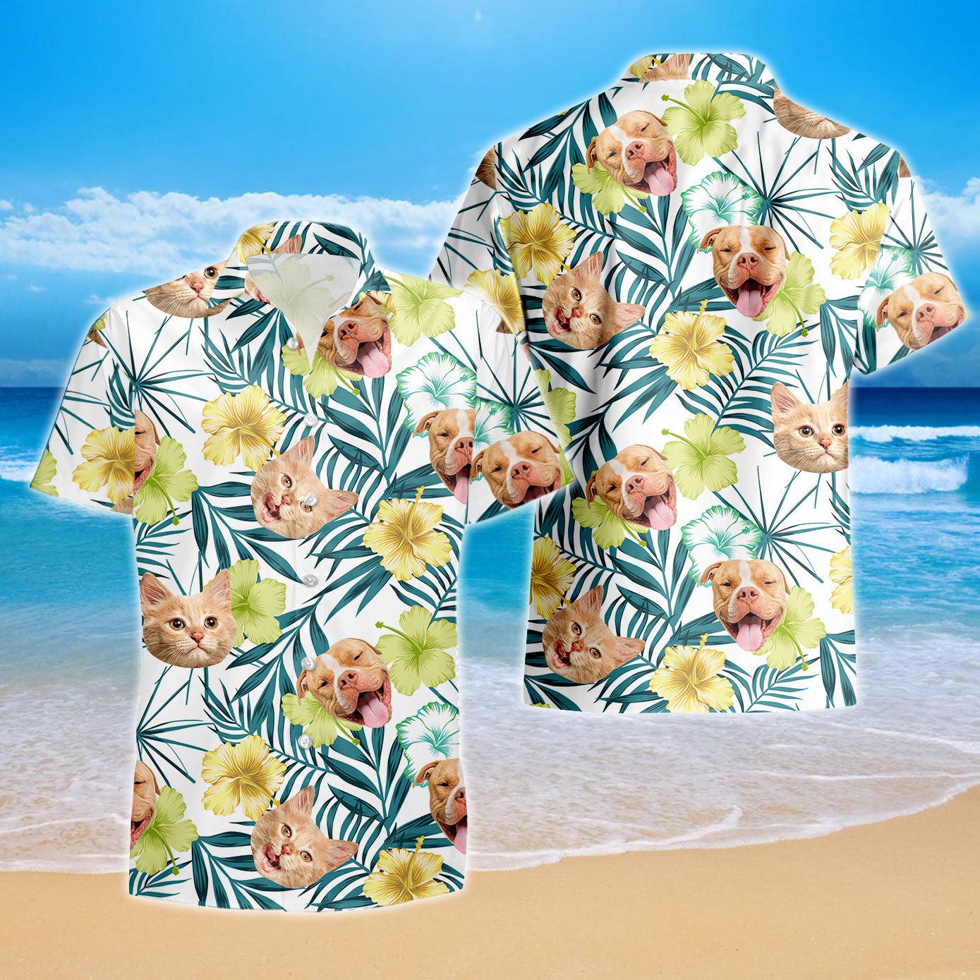 Custom Hawaiian Shirt with Face - Personalized Father's Gift