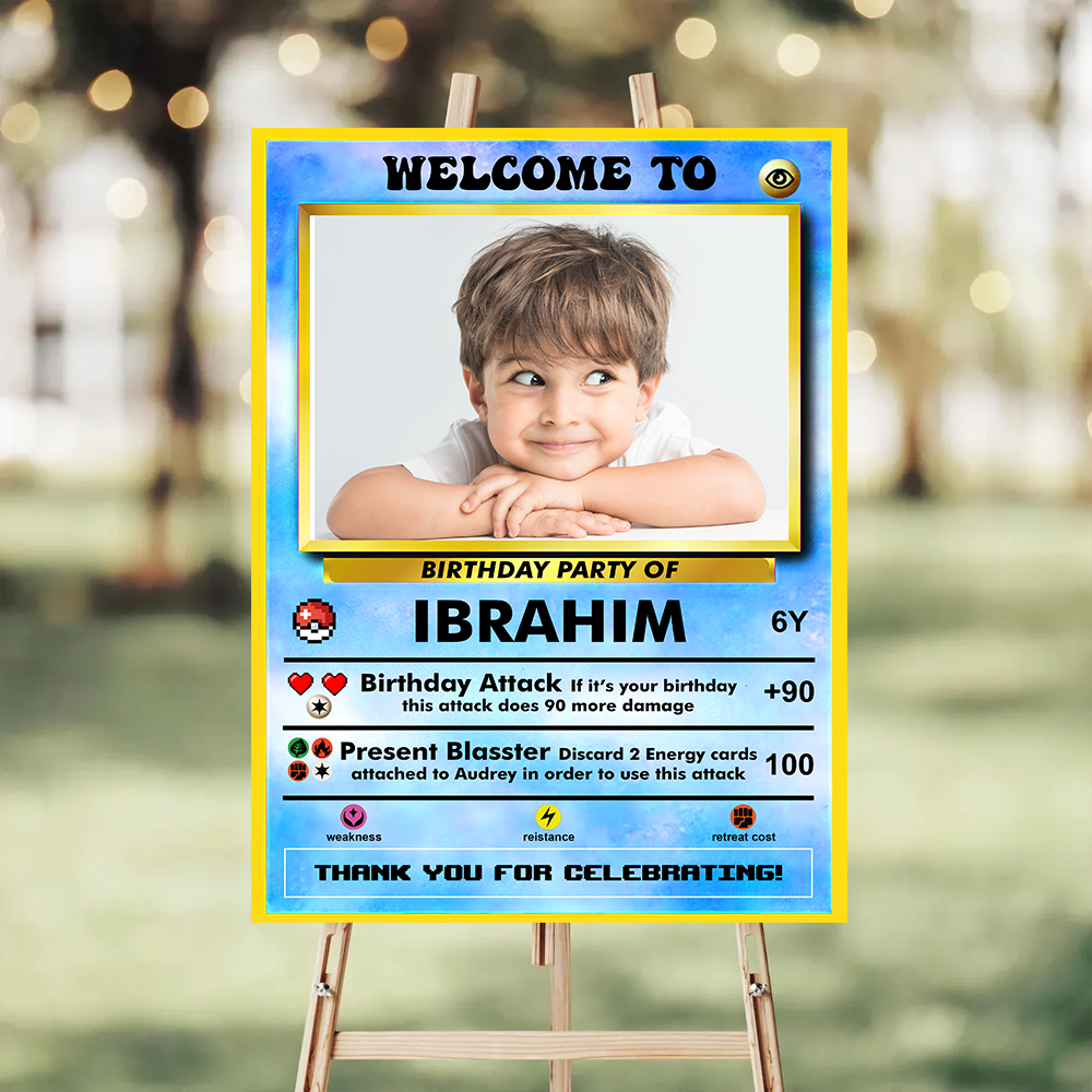Card Birthday Photo Frame Welcome Sign - Personalized Baby Welcome Sign Decor