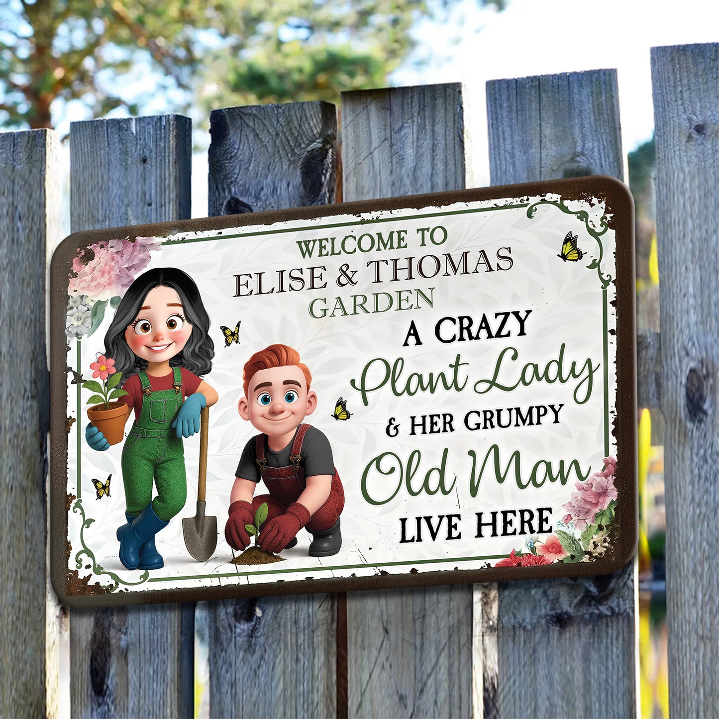 Welcome To Our Home - Personalized Custom Metal Sign