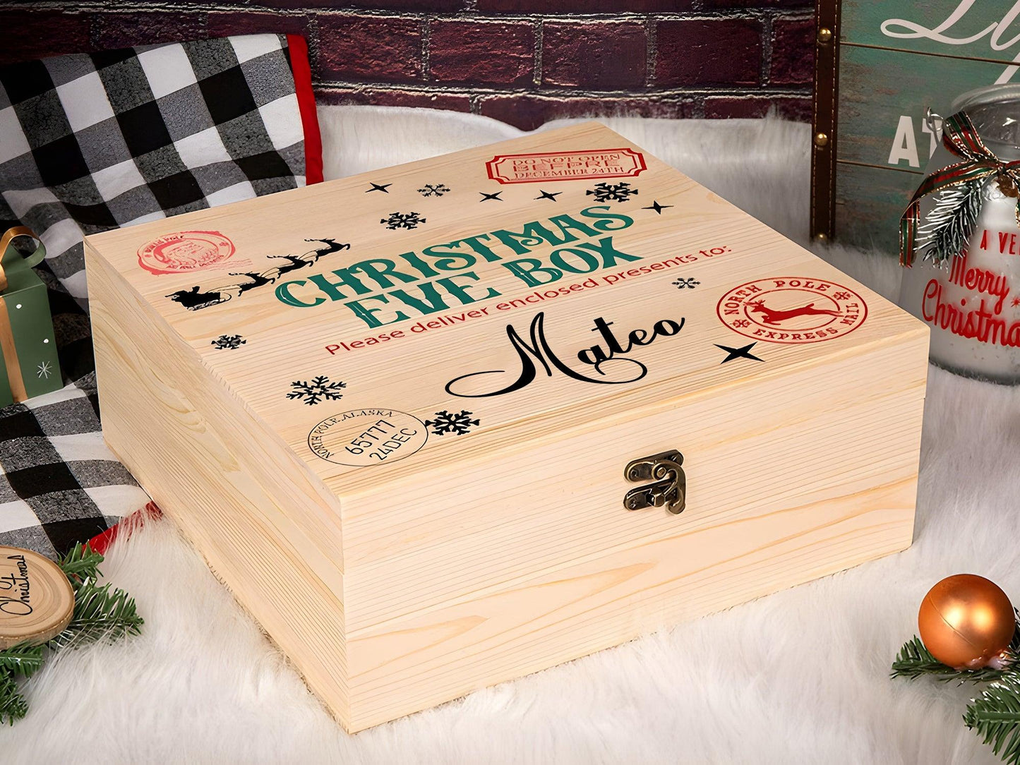 Personalized Christmas Eve Box, Traditional Gifts for Children