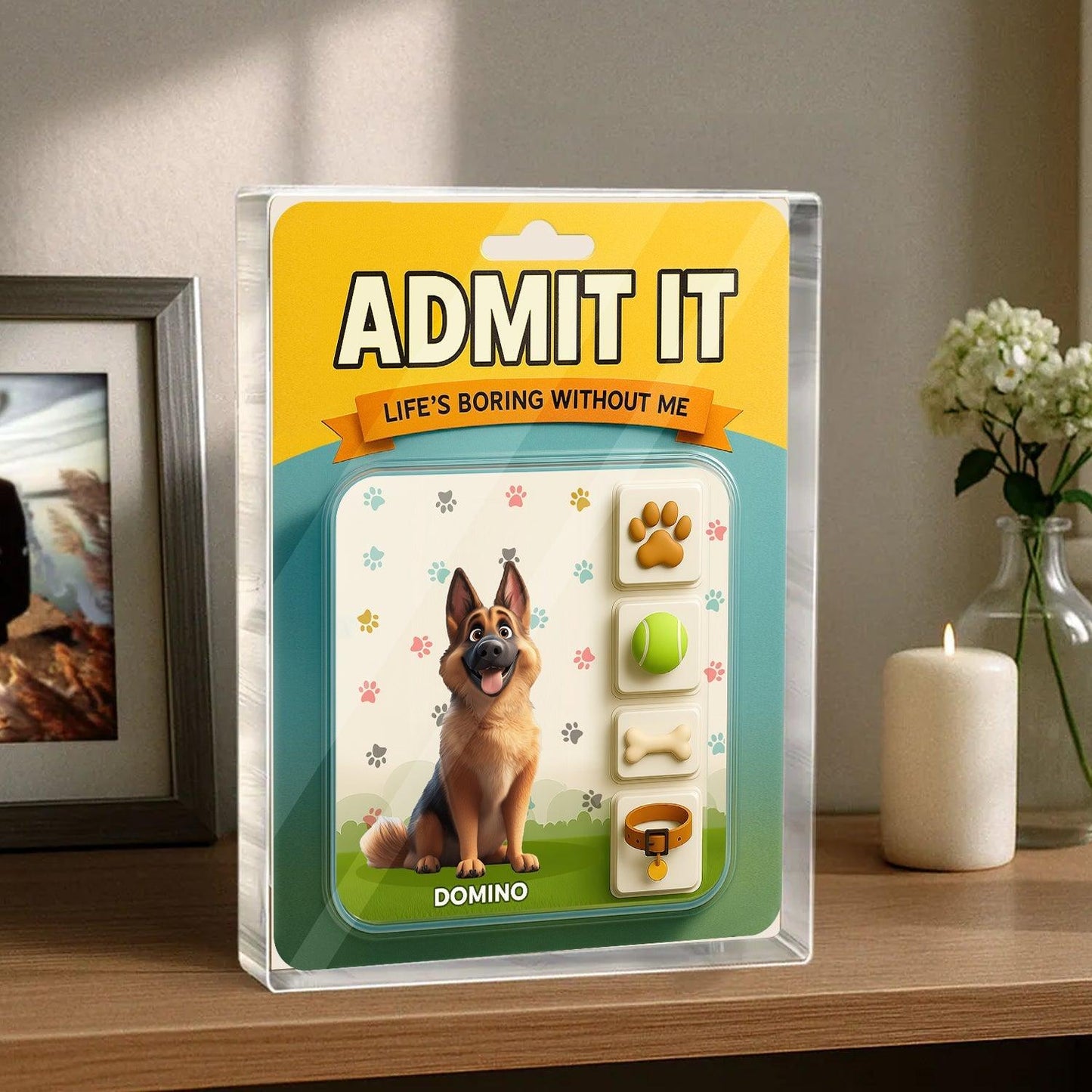 Admit It - Custom Figure Personalized Acrylic Block Plaque