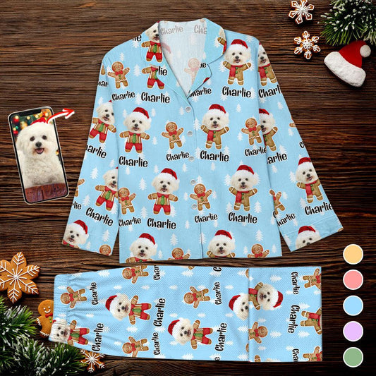 Gingerbread Pajama Set - Custom Photo Christmas Pajamas