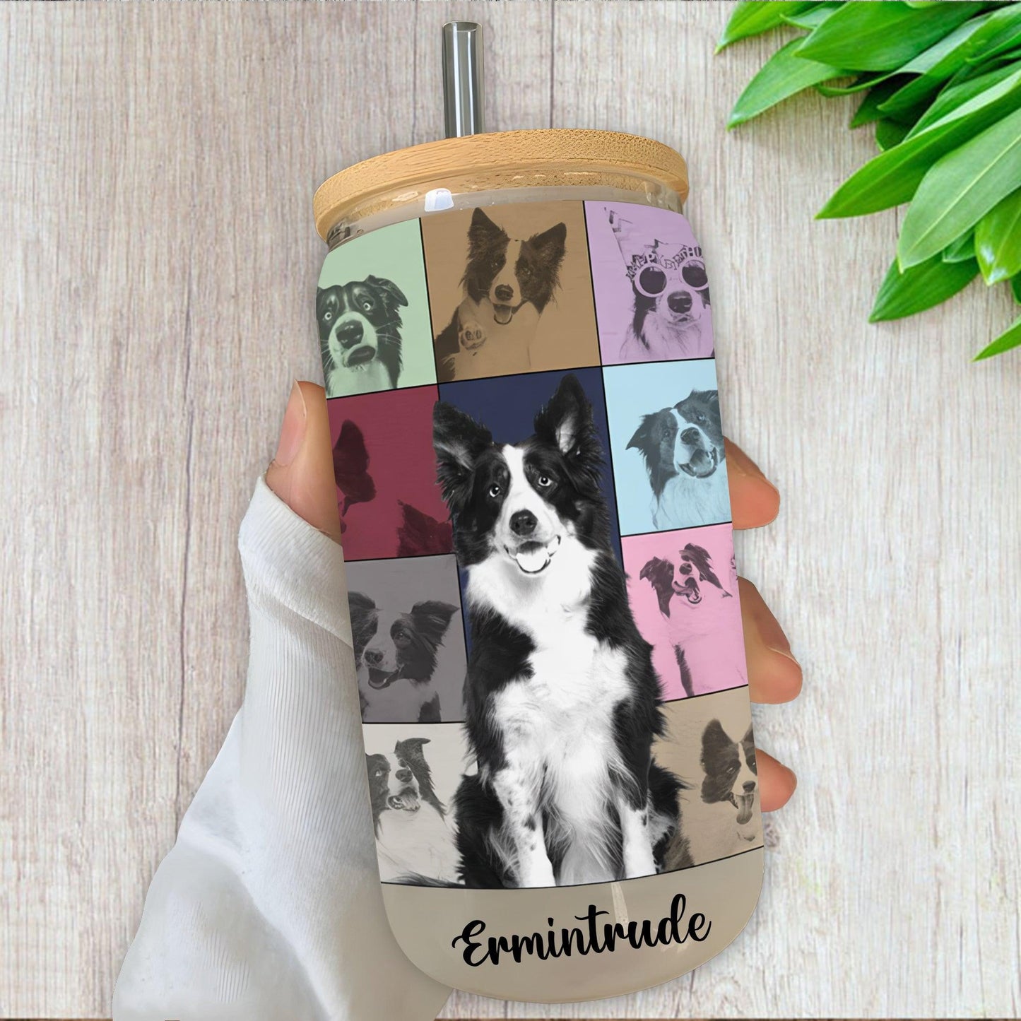Colorful Era Glass Bottle - Personalized Gift For Pet Lover