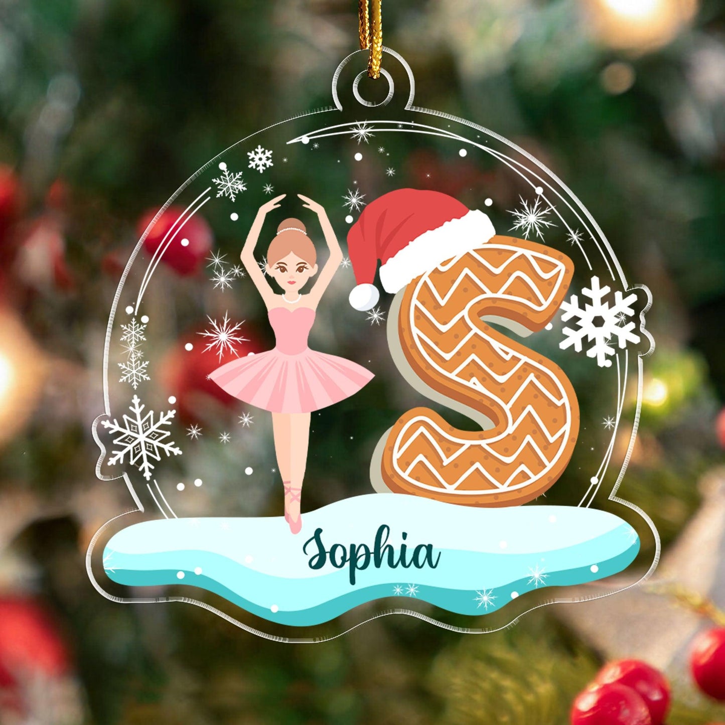 Nutcracker & Sugar Plum Fairy - Personalized Acrylic Ornament