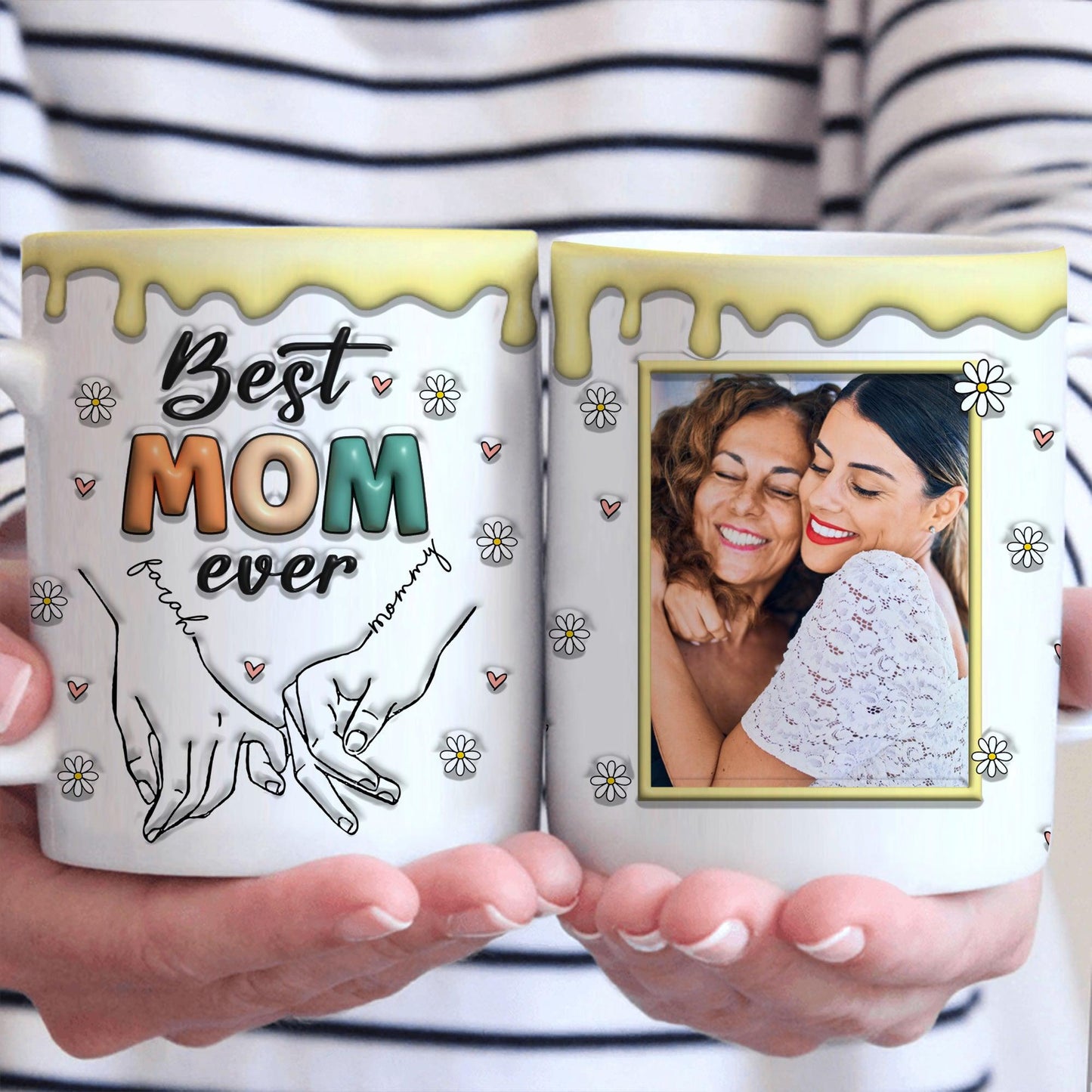 Best Mom Ever 3D Gift For Mom - Gift For Her - Personalized Custom Mug