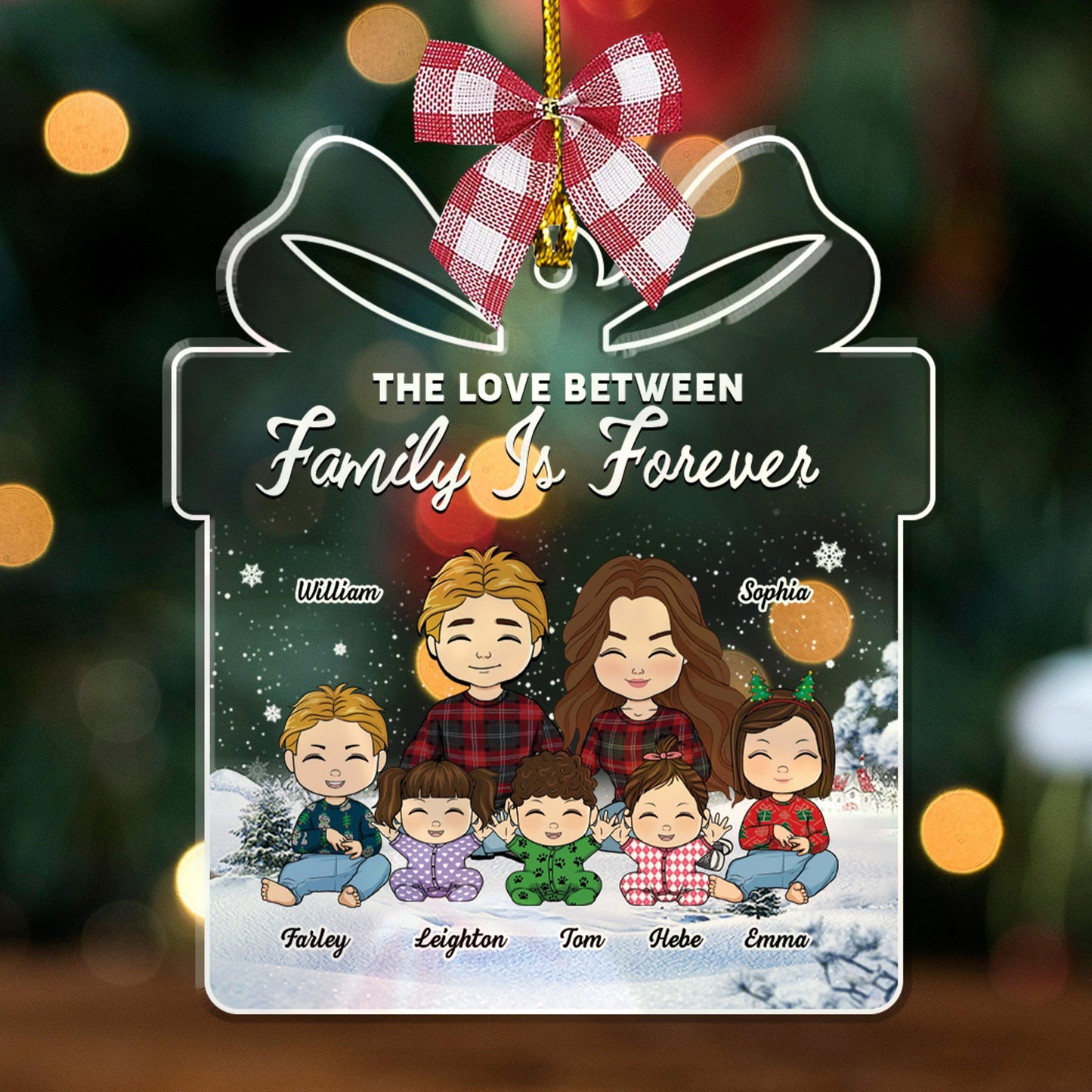 Love Between Family is Forever - Personalized Acrylic Gift