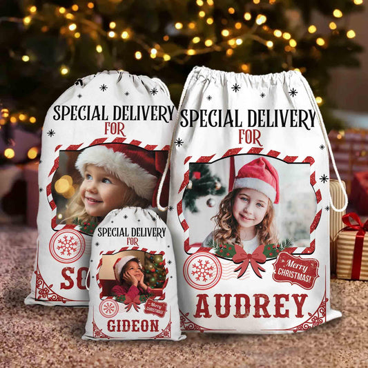 Special Delivery Christmas Gift Sack - Personalized Santa Bag