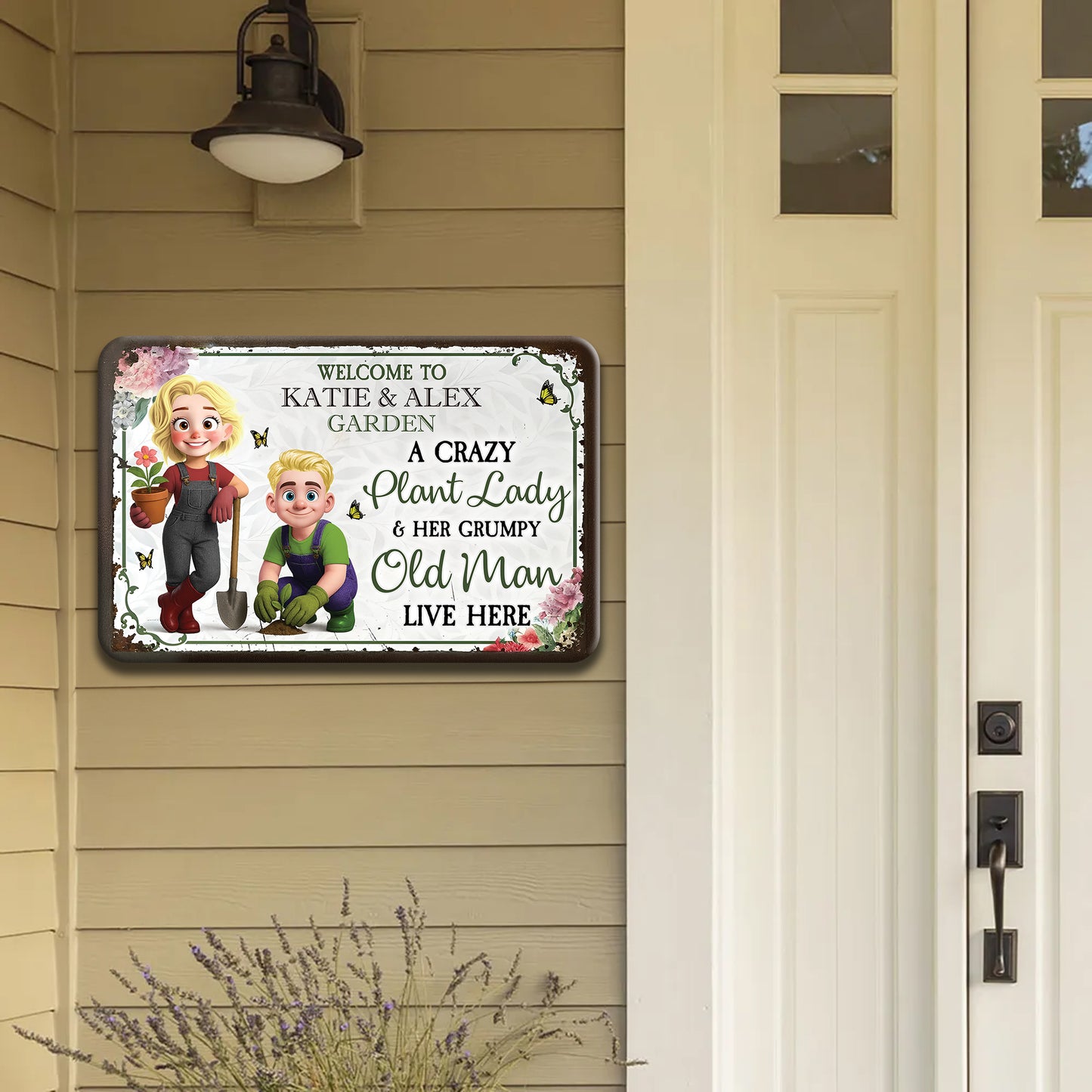 Welcome To Our Home - Personalized Custom Metal Sign