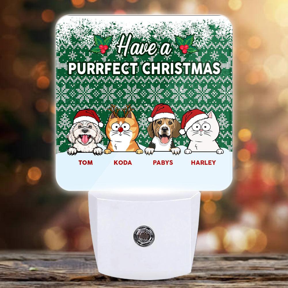 Merry Christmas Pet Lovers Gift - Custom LED Night Light