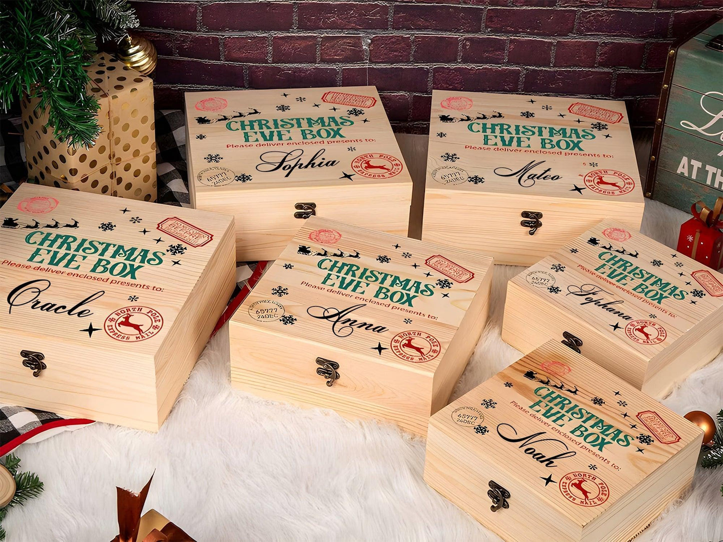 Personalized Christmas Eve Box, Traditional Gifts for Children