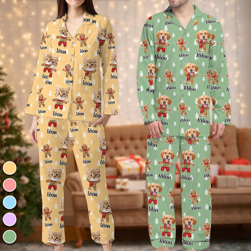 Gingerbread Pajama Set - Custom Photo Christmas Pajamas