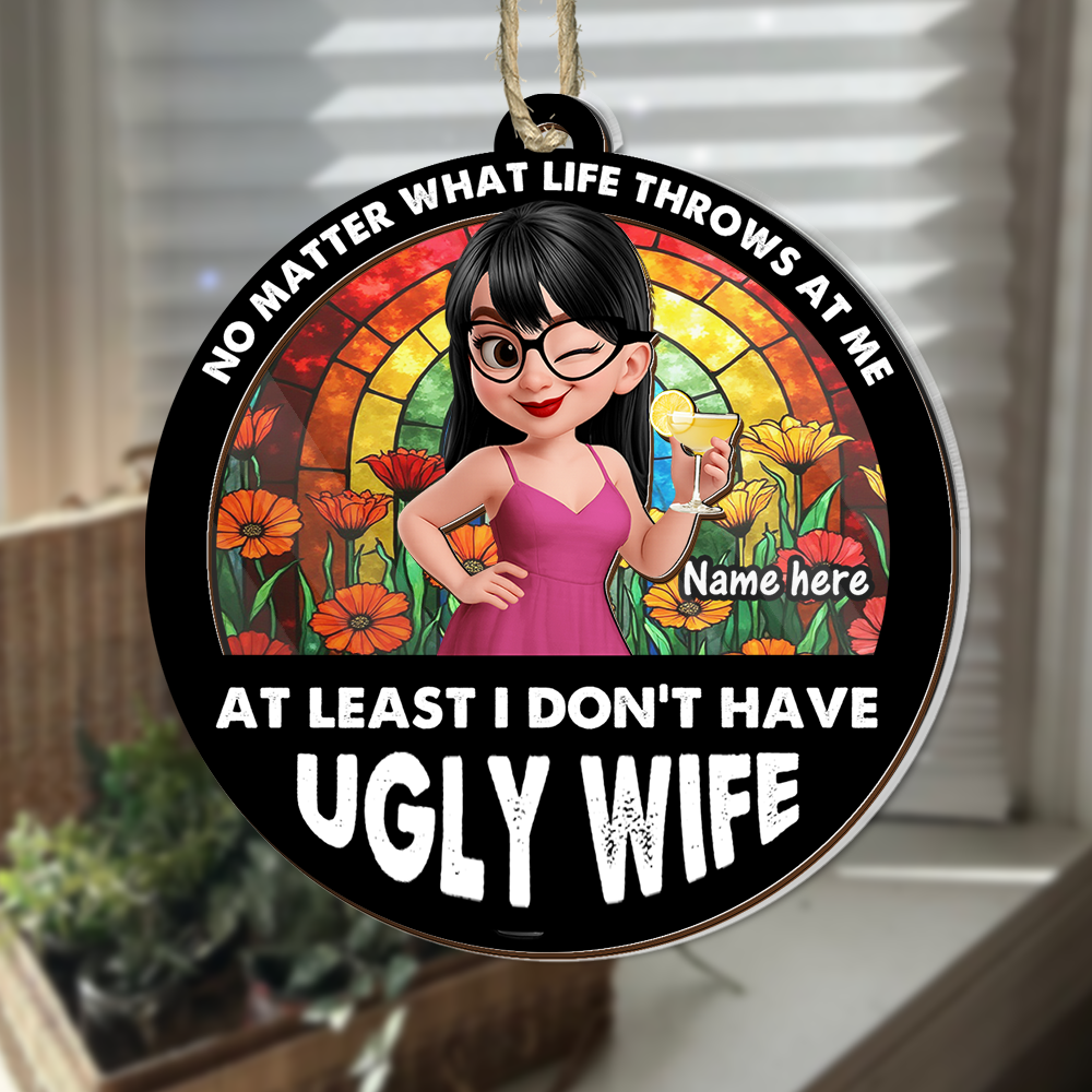 Love You Forever - Personalized Custom Suncatcher - Personalized Hanging Acrylic