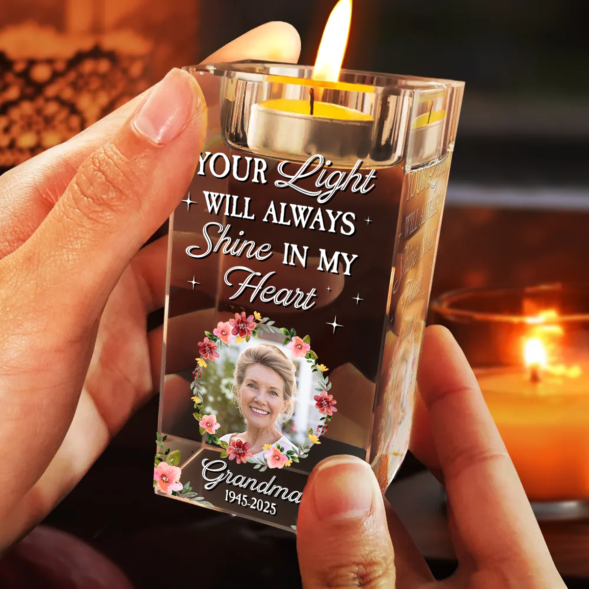 Custom Photo Your Light Will Always Shine - Always in My Thought