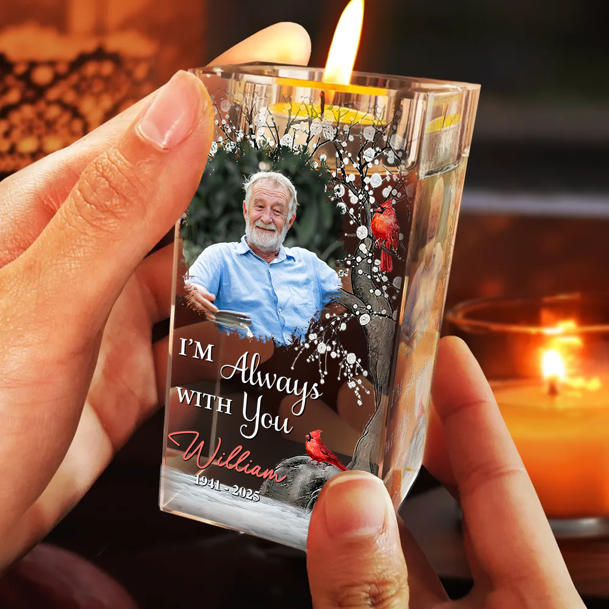 I Am Always With You - Custom Photo Your Light Will Always Shine - Always in My Thought