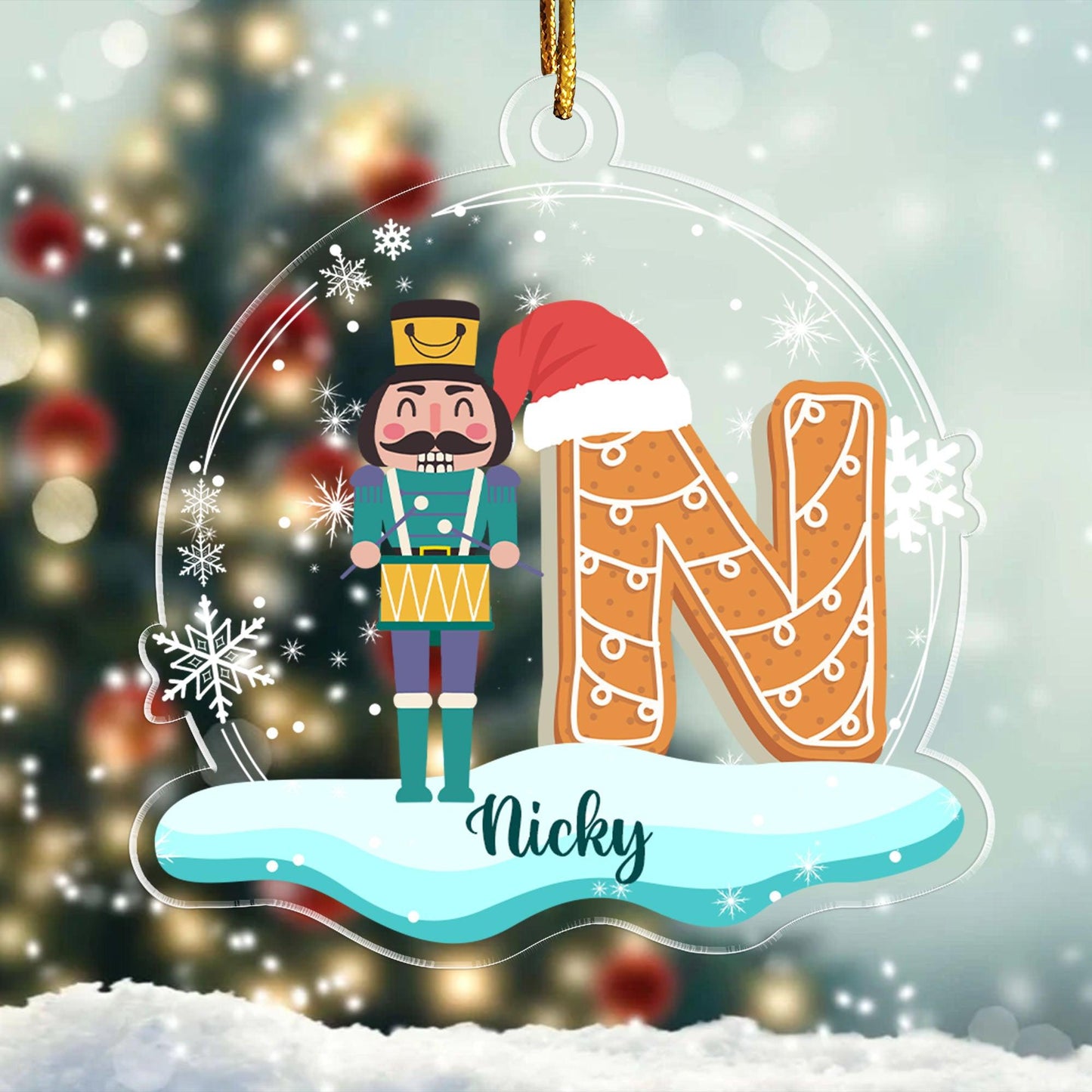 Nutcracker & Sugar Plum Fairy - Personalized Acrylic Ornament