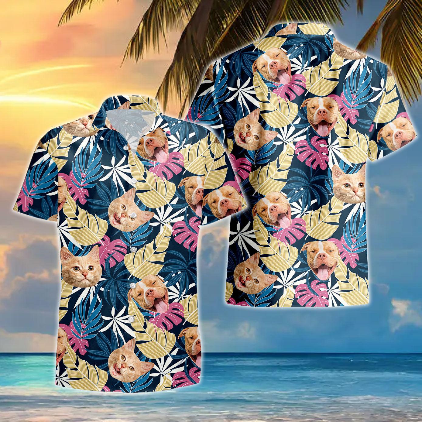 Custom Hawaiian Shirt with Face - Personalized Father's Gift