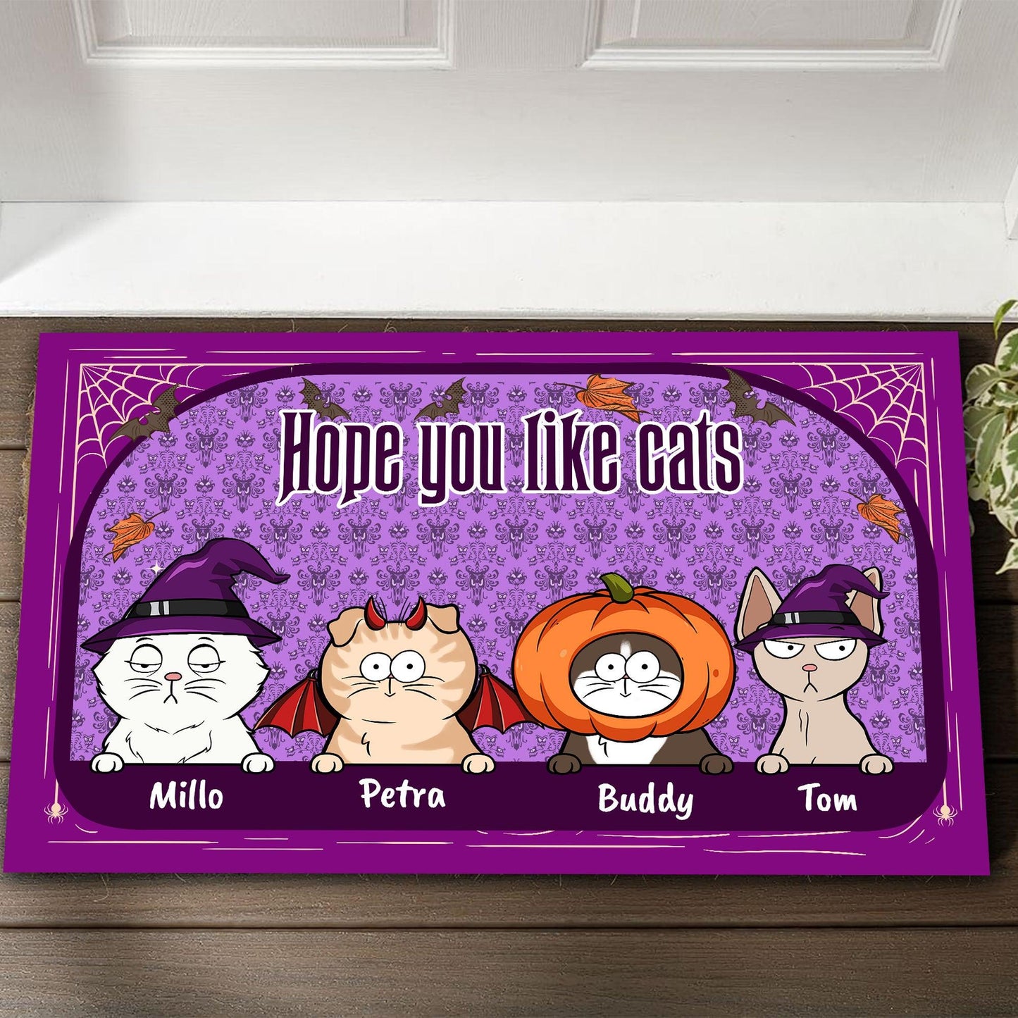 Beware Of Little Meownsters Doormat - Personalized Cat Gift