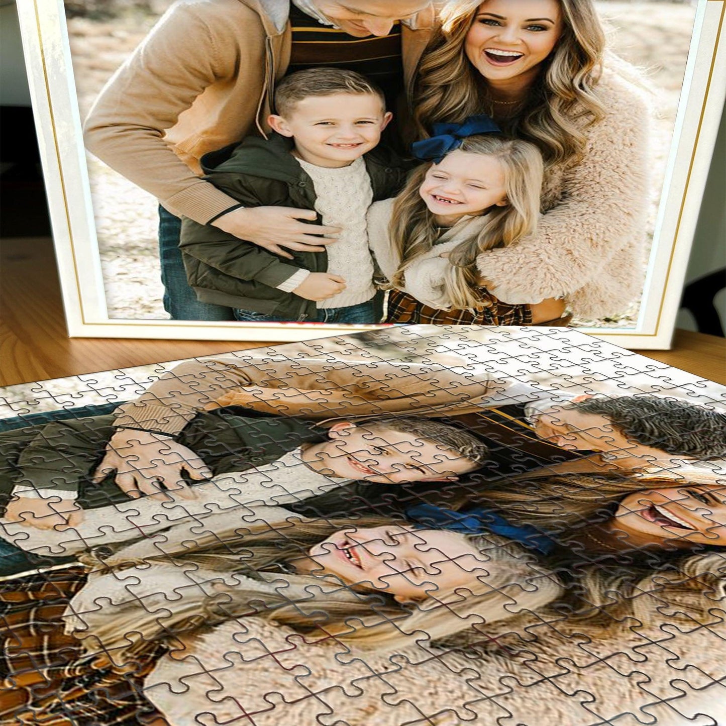 Personalized Puzzle With Photos - Jigsaw Puzzle For Family