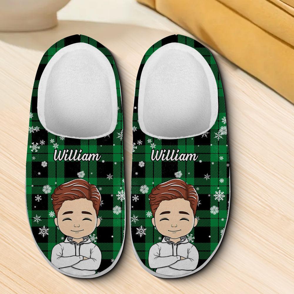 Family Team Colors Slippers - Women's Plush All-Over Print