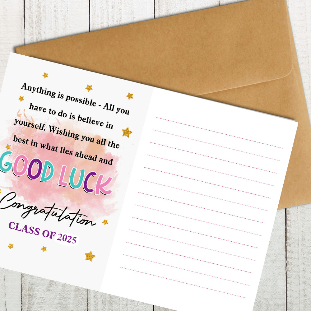 Proud of You Card - Graduation Personalized Greeting Card
