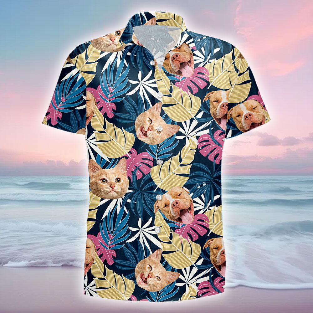 Custom Hawaiian Shirt with Face - Personalized Father's Gift