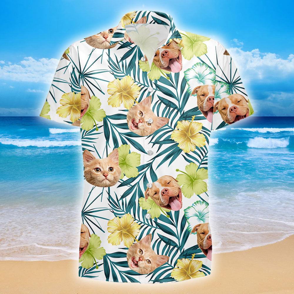 Custom Hawaiian Shirt with Face - Personalized Father's Gift