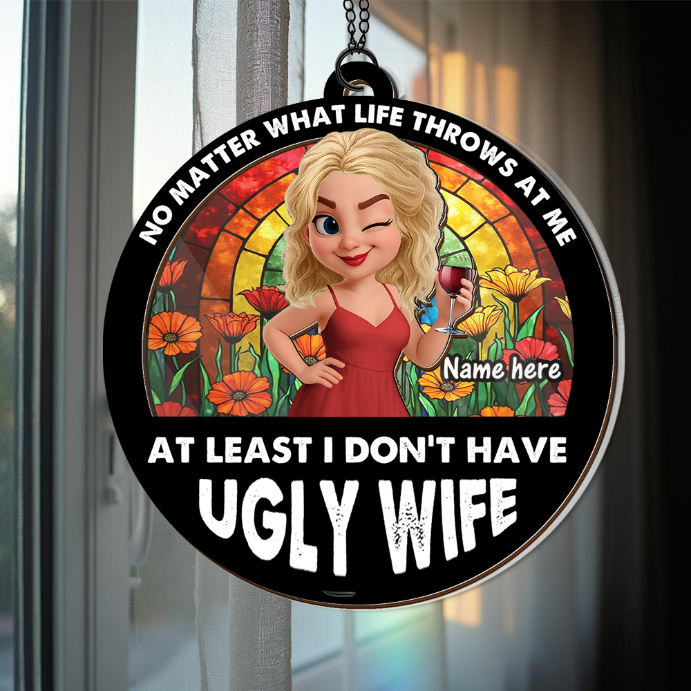 Love You Forever - Personalized Custom Suncatcher - Personalized Hanging Acrylic