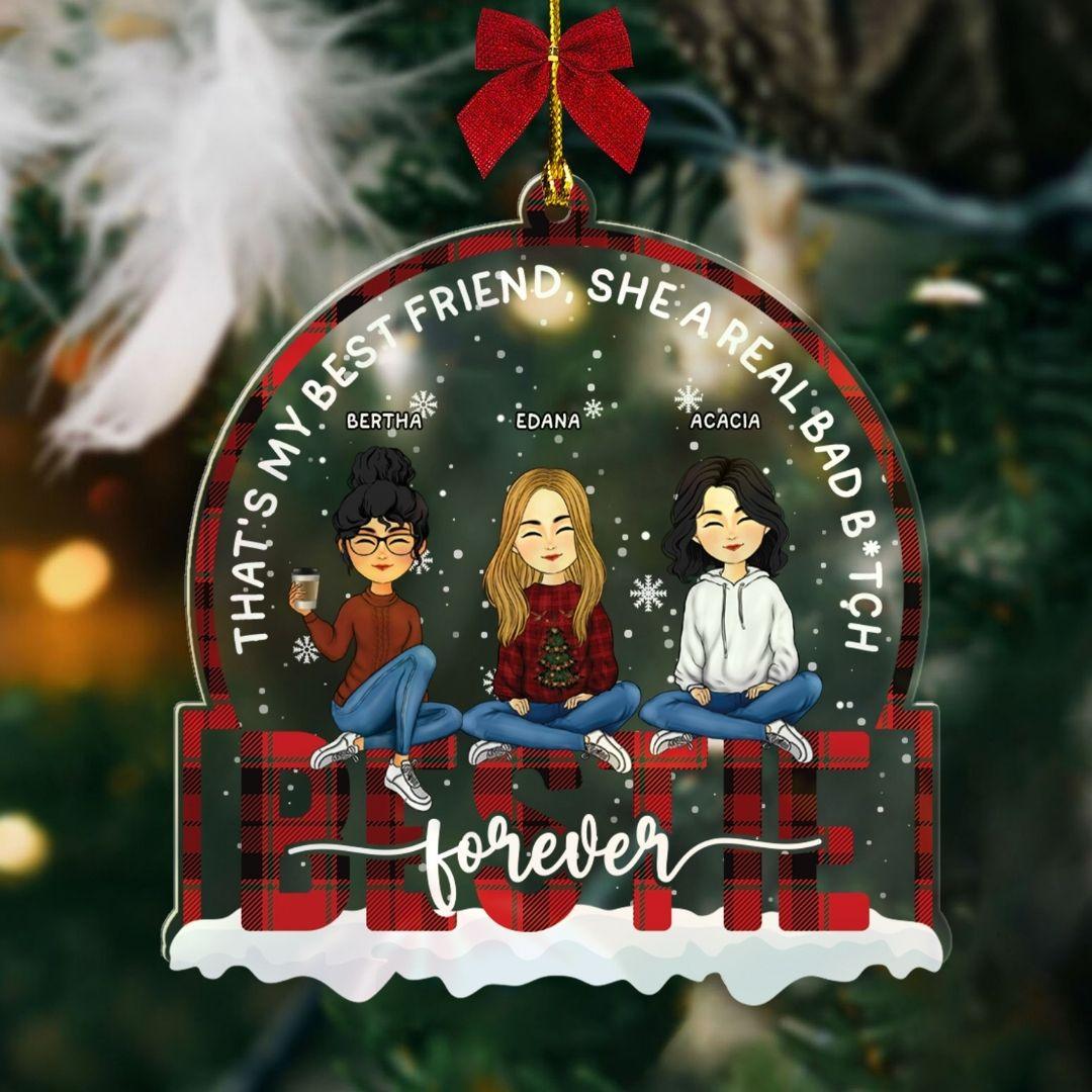 That Is My Best Friend - Personalized Custom Shape Acrylic Ornament