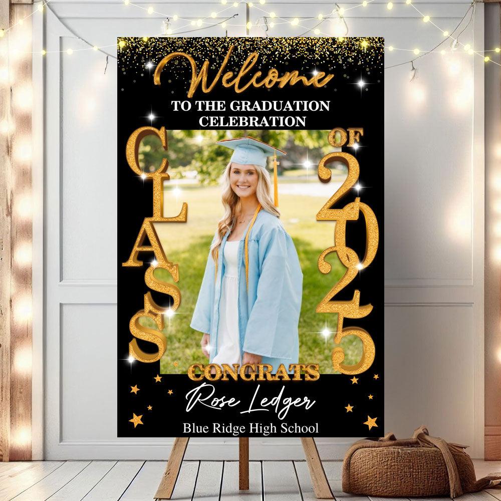 Class Of 2025 Graduation Party Sign - Personalized Decoration