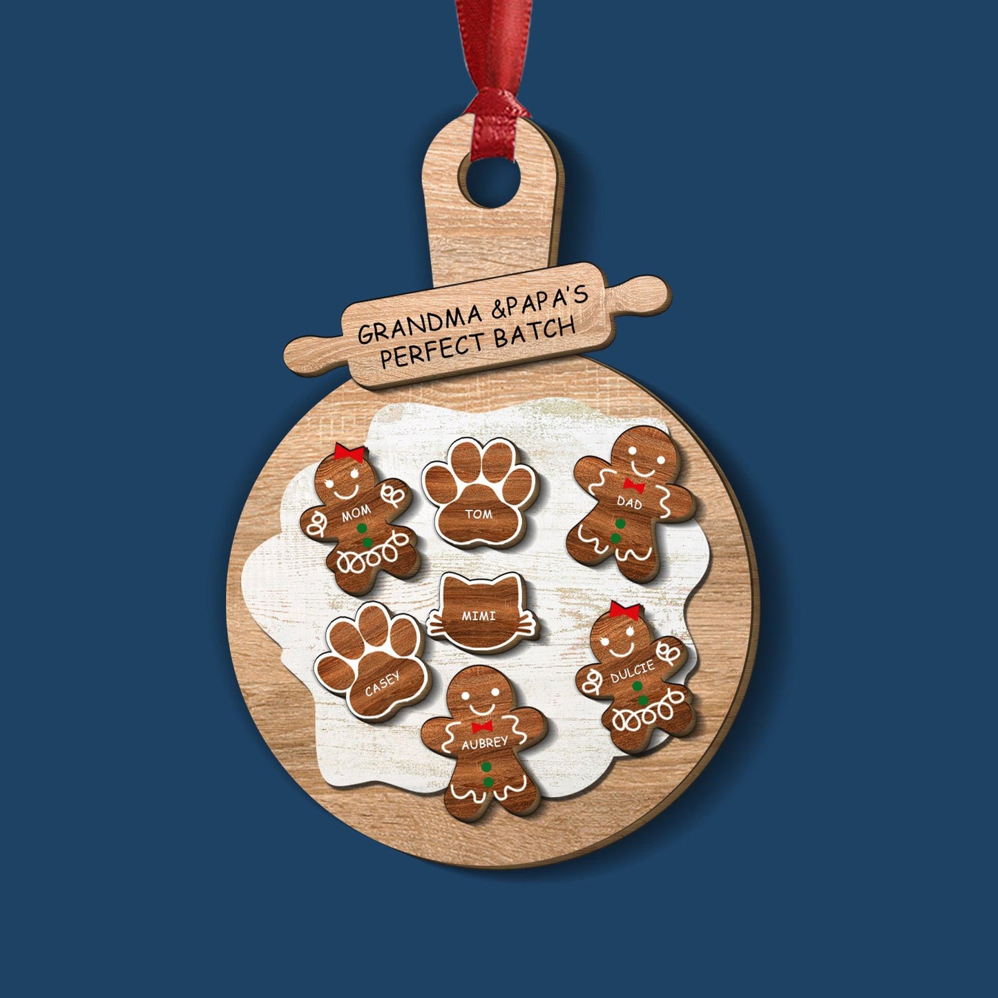 Grandma's Kitchen Baking Love - Custom 2-Layered Wood Sign