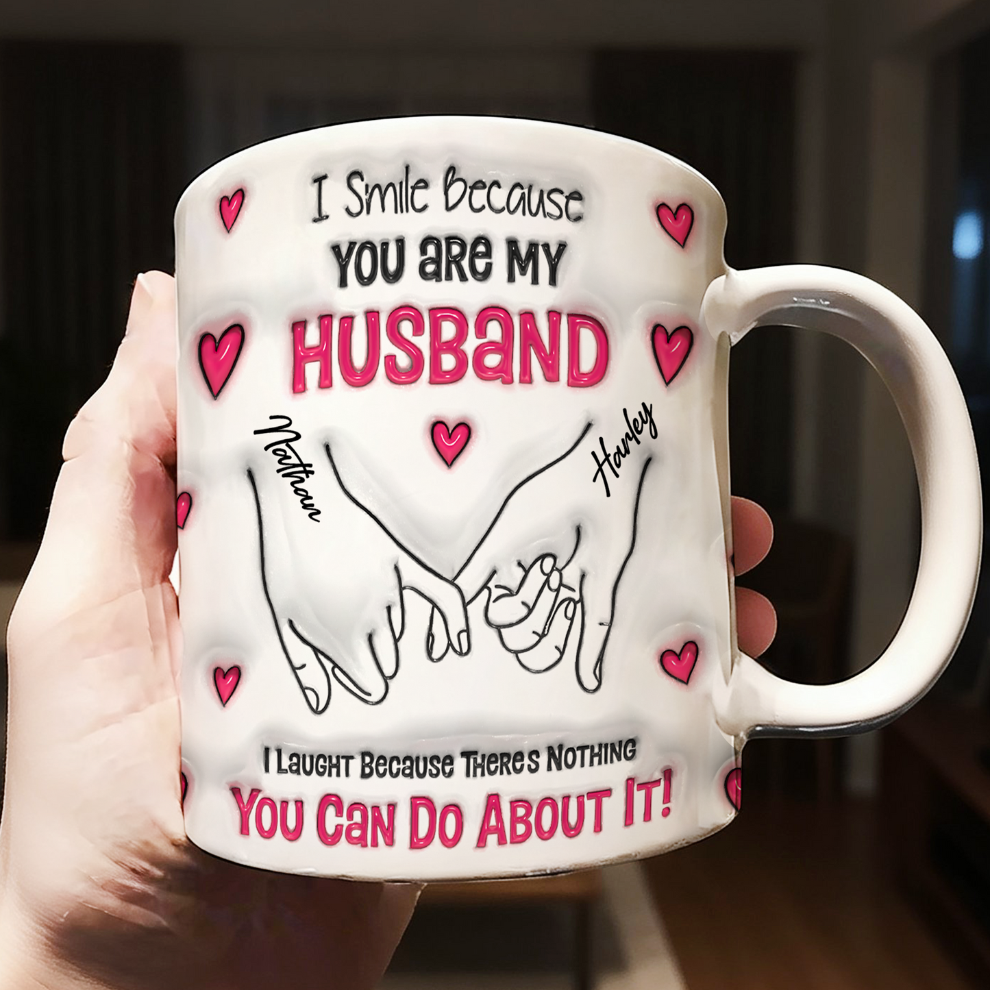 I Laugh Because There's Nothing You Can Do About It! - Personalized Custom 3D Inflated