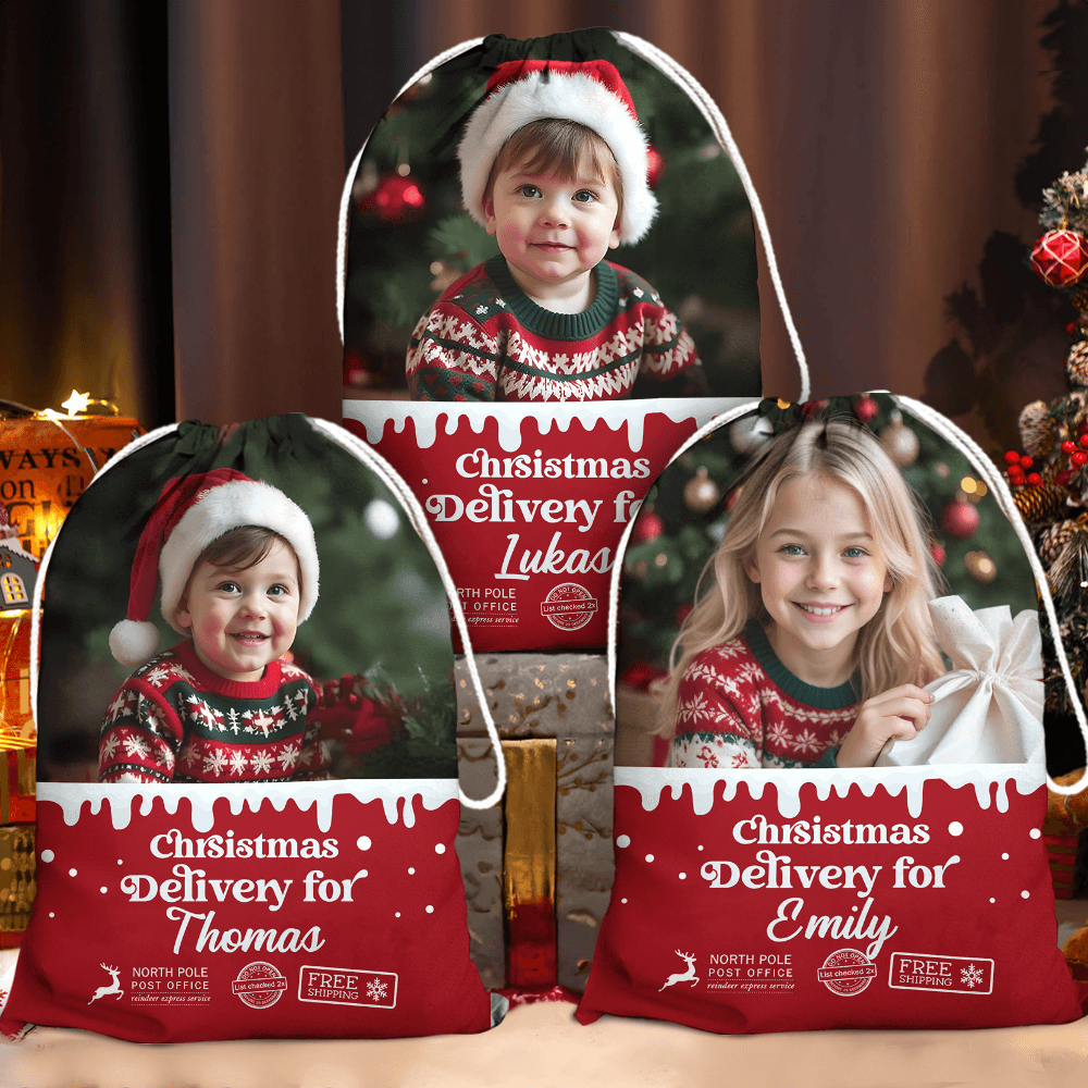 Christmas Special Delivery Bag - Personalized Santa Sack