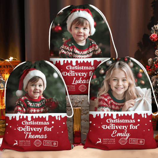 Christmas Special Delivery Bag - Personalized Santa Sack