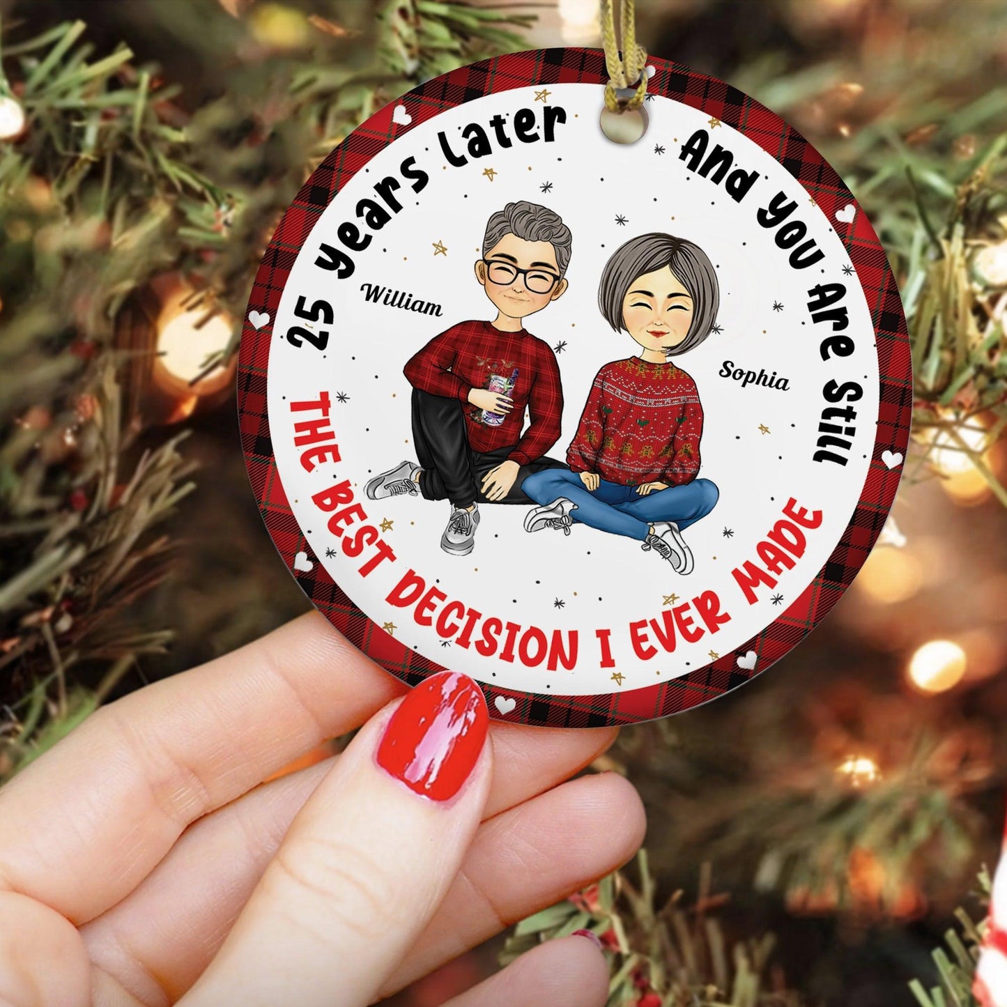 You Are Still The Best Decision - Personalized Christmas Ornament