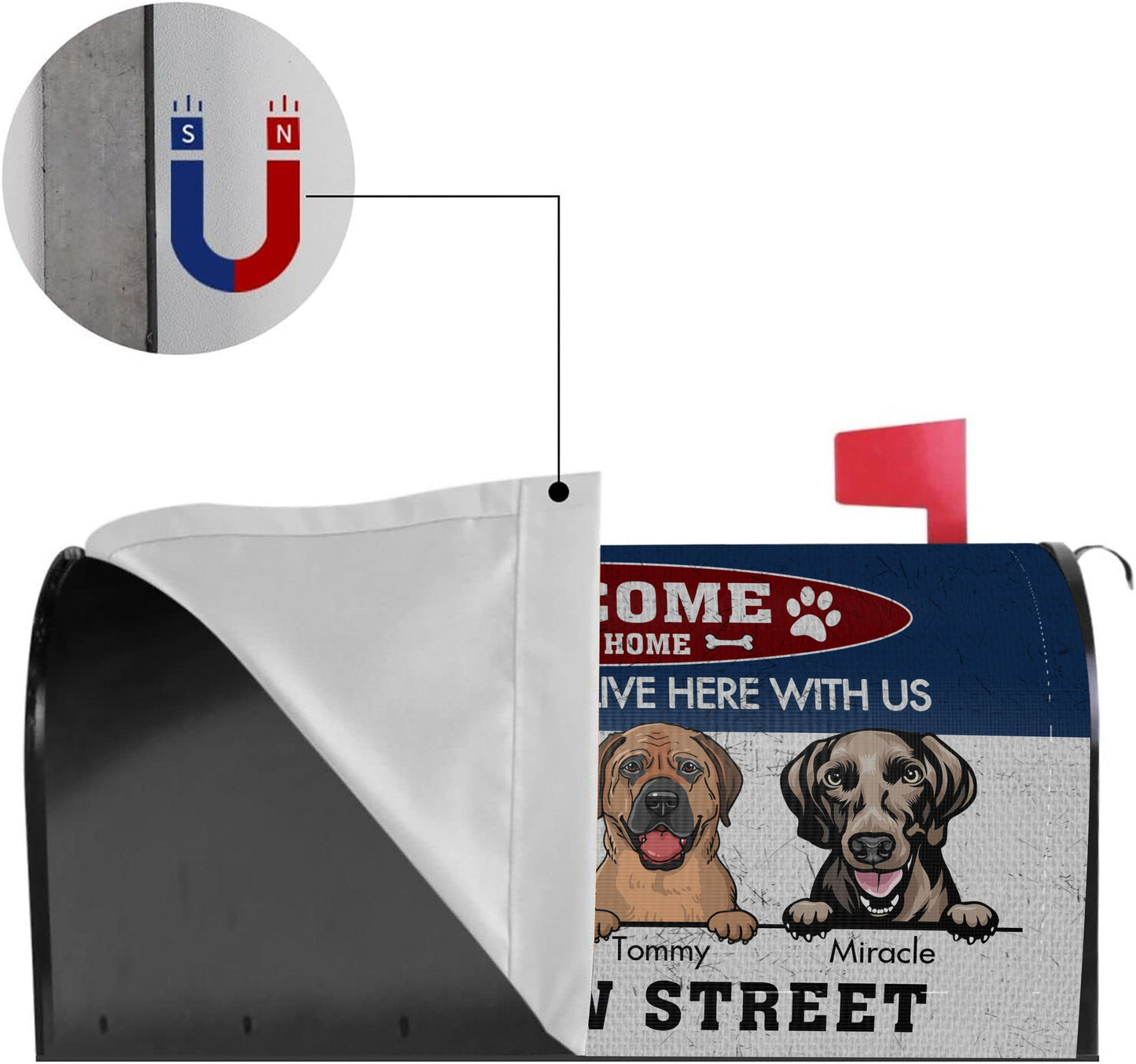 Personalized Custom Mailbox Humans Live Here With Us