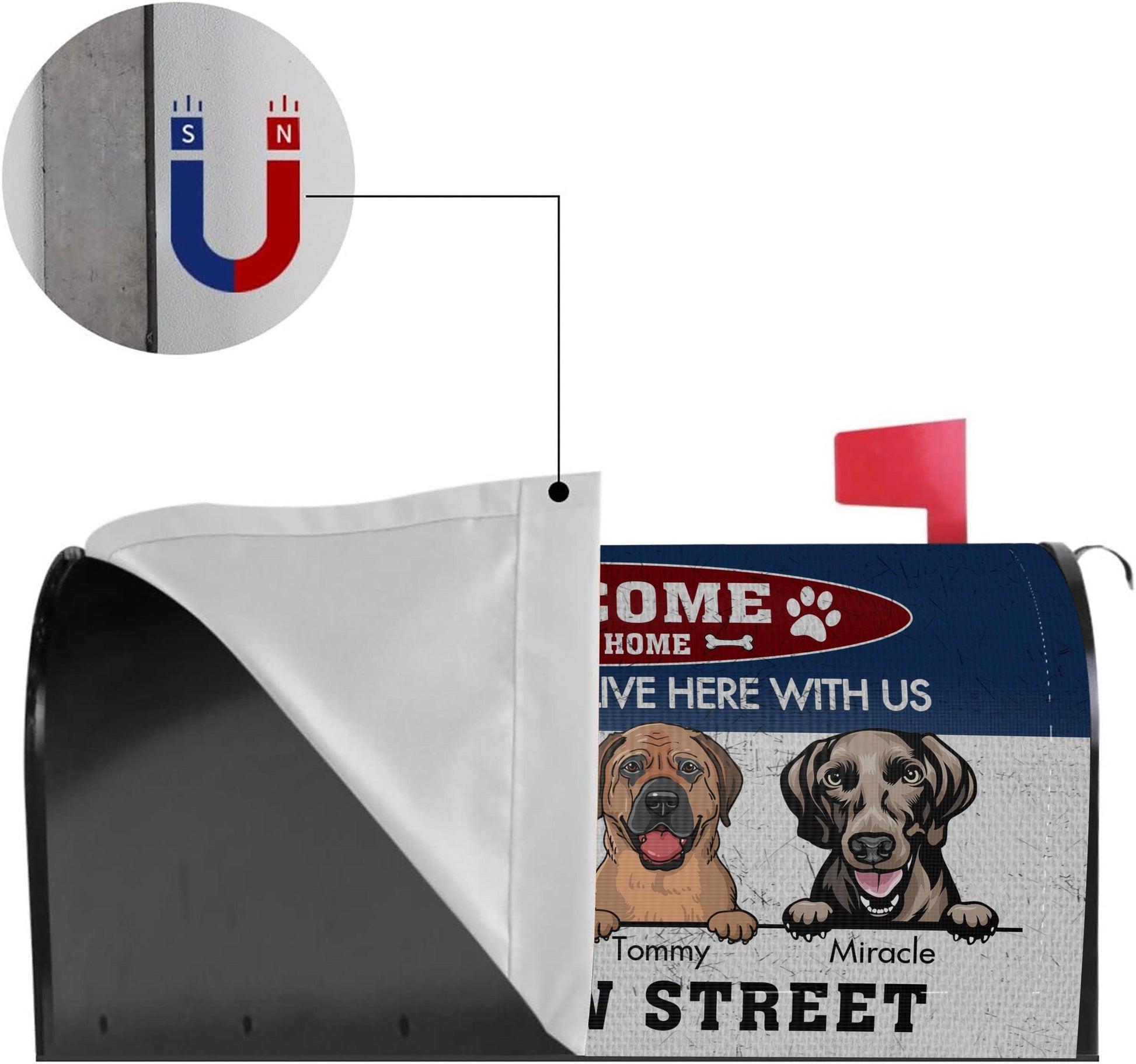 Personalized Custom Mailbox Humans Live Here With Us