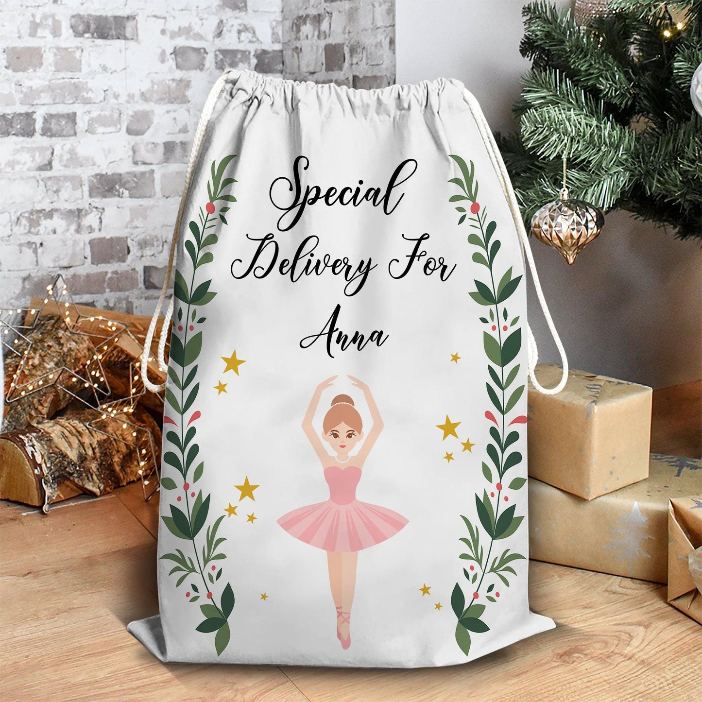 Personalized Christmas Sack - Special Delivery Nutcracker Gift