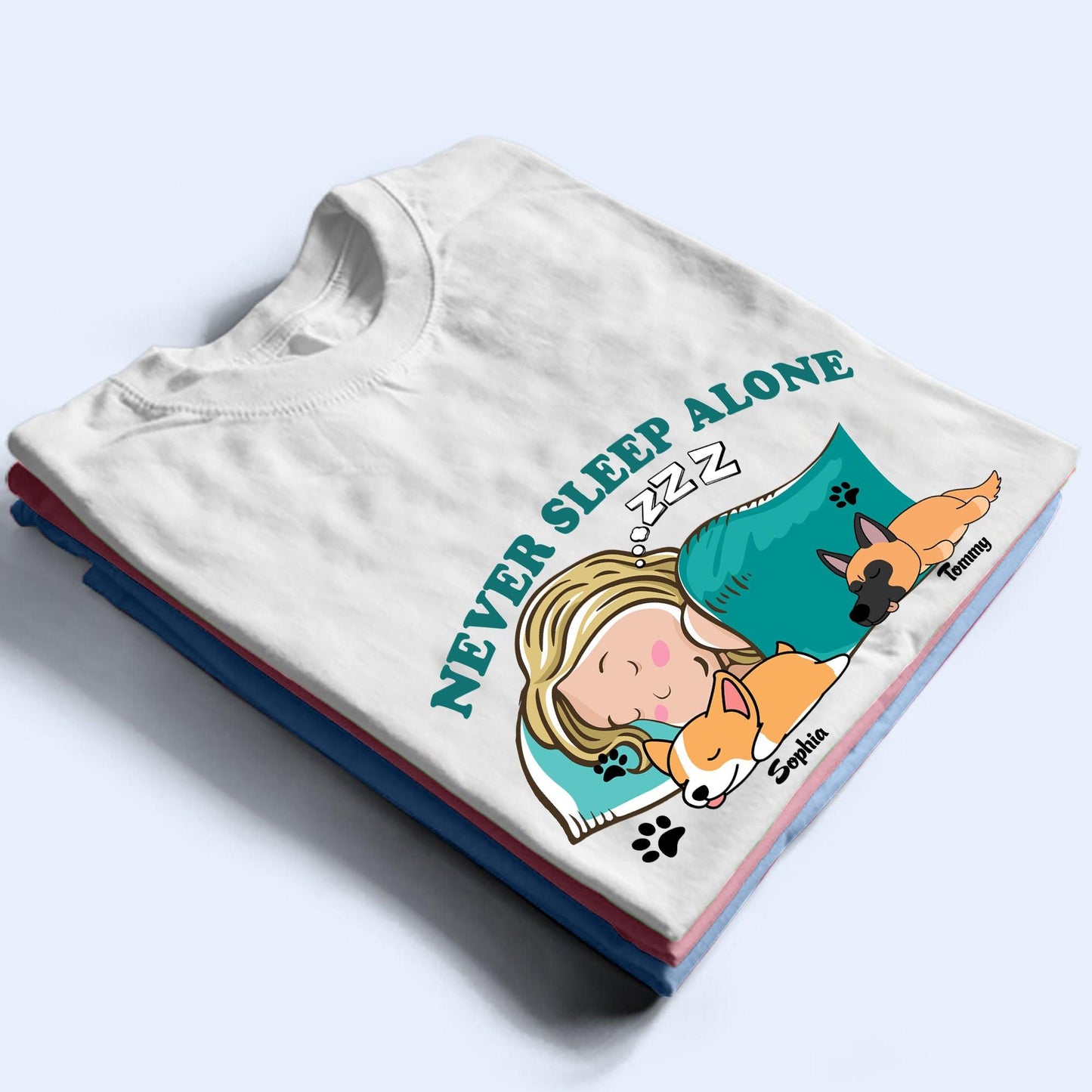Personalized SleepShirt For Dog Lovers - Custom Unisex Tee