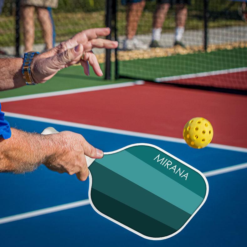 Pastel Vibe Pickleball Personalized Custom Name - Pickleball Paddle
