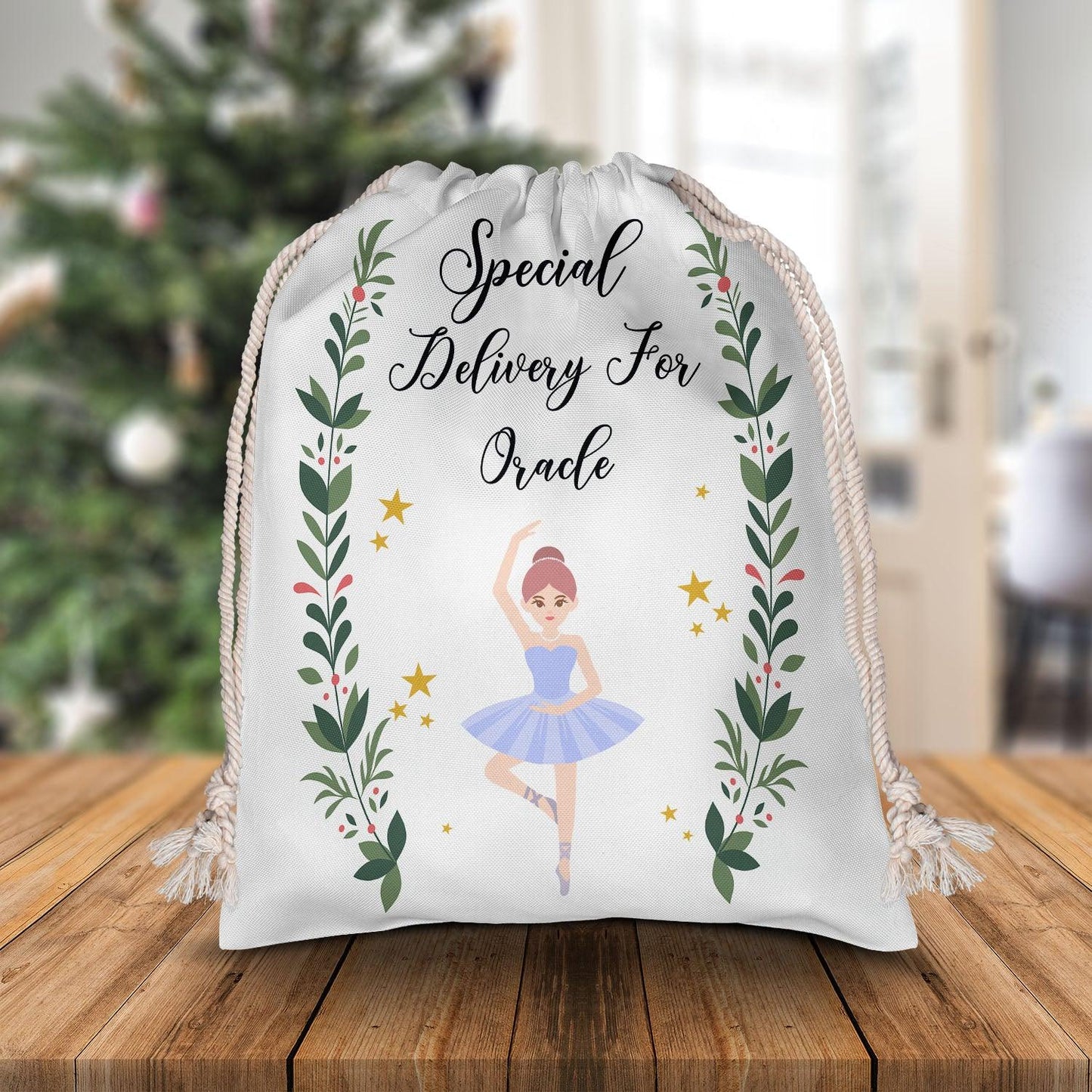 Personalized Christmas Sack - Special Delivery Nutcracker Gift